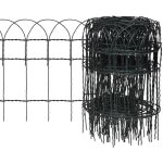 Vidaxl bordure de pelouse fer enduit de poudre 10x04 m Vidaxl bordure de pelouse fer enduit de poudre 10x04 m