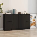 Vidaxl buffet 3 pcs meubles de rangement avec porte armoires de rangement buffets de salon salle de séjour ... Vidaxl buffet 3 pcs meubles de rangement avec porte armoires de rangement buffets de salon salle de séjour ...