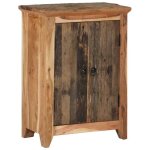 Vidaxl buffet 55x33x75 cm bois massif dacacia et bois de r�cup�ration 351601
