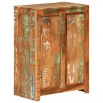 Vidaxl buffet 55x33x75 cm bois massif de r�cup�ration armoire armoire de rangement armoire lat�rale armoires ...