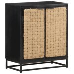 Vidaxl buffet 60x35x70 cm bois de manguier massif