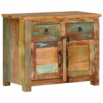Vidaxl buffet 68x35x55 cm bois massif de rcupration 353760