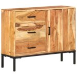 Vidaxl buffet armoire lat�rale meuble de rangement armoire de rangement salle de s�jour maison int�rieur ...