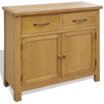 Vidaxl buffet 90 x 335 x 83 cm bois de ch�ne massif