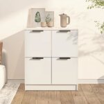 Vidaxl buffet blanc 60x30x70 cm bois dingénierie 811097 Vidaxl buffet blanc 60x30x70 cm bois dingénierie 811097