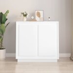 Vidaxl buffet blanc 80x34x75 cm bois dingénierie 819884 Vidaxl buffet blanc 80x34x75 cm bois dingénierie 819884