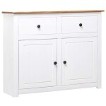 Vidaxl buffet blanc 93x40x80 cm pin gamme panama 282699 Vidaxl buffet blanc 93x40x80 cm pin gamme panama 282699