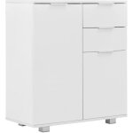 Vidaxl buffet blanc brillant 71 x 35 x 80 cm bois dingénierie 283715 Vidaxl buffet blanc brillant 71 x 35 x 80 cm bois dingénierie 283715