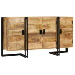 Vidaxl buffet bois de manguier massif 150 x 40 x 80 cm