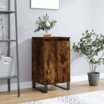 Vidaxl buffet chne fum 40x35x70 cm bois dingnierie 831078
