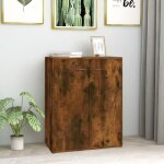 Vidaxl buffet chêne fumé 60x30x75 cm bois dingénierie815378 Vidaxl buffet chêne fumé 60x30x75 cm bois dingénierie815378