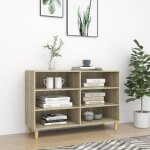 Vidaxl buffet chne sonoma 1035x35x70 cm agglomr