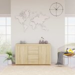 Vidaxl buffet chêne sonoma 120x36x69 cm bois d?ingénierie 801844 Vidaxl buffet chêne sonoma 120x36x69 cm bois d?ingénierie 801844