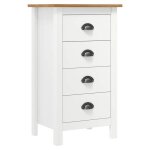 Vidaxl buffet commode dressoir avec 4 tiroirs armoire de rangement meuble de rangement armoire lat�rale ...