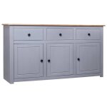 Vidaxl buffet gris 135x40x80 cm pin solide assortiment panama 282704 Vidaxl buffet gris 135x40x80 cm pin solide assortiment panama 282704
