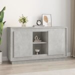 Vidaxl buffet gris b�ton 102x35x60 cm bois ding�nierie 831881