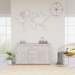 Vidaxl buffet gris béton 120x36x69 cm aggloméré Vidaxl buffet gris béton 120x36x69 cm aggloméré
