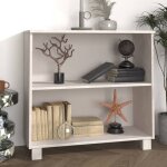 Vidaxl buffet hamar blanc 85x35x80 cm bois massif de pin 340501