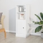 Vidaxl buffet haut blanc brillant 36x355x1035 cm bois ding�nierie 816322