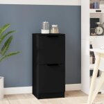 Vidaxl buffet noir 30x30x70 cm bois dingénierie armoire meuble de rangement buffet meuble meuble dappoint ... Vidaxl buffet noir 30x30x70 cm bois dingénierie armoire meuble de rangement buffet meuble meuble dappoint ...