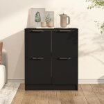 Vidaxl buffet noir 60x30x70 cm bois dingénierie 811098 Vidaxl buffet noir 60x30x70 cm bois dingénierie 811098