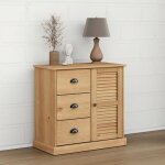Vidaxl buffet avec tiroirs vigo 78x40x75 cm bois massif de pin 353199 Vidaxl buffet avec tiroirs vigo 78x40x75 cm bois massif de pin 353199