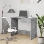 Vidaxl bureau gris béton 100 x 50 x 76 cm aggloméré Vidaxl bureau gris béton 100 x 50 x 76 cm aggloméré