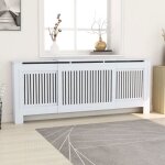 Vidaxl cache - radiateur mdf blanc 205 cm 325547 Vidaxl cache - radiateur mdf blanc 205 cm 325547