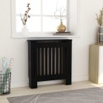 Vidaxl cache - radiateur mdf noir 78 cm 325560