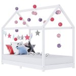 Vidaxl cadre de lit denfant lit cabane denfant structure de lit pour enfants chambre denfant maison int�rieur ...