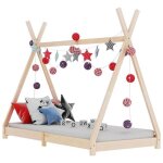 Vidaxl cadre de lit denfant lit cabane denfant structure de lit pour enfants maison chambre denfant intrieur ...