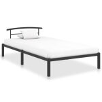 Vidaxl cadre de lit noir métal 90 x 200 cm Vidaxl cadre de lit noir métal 90 x 200 cm