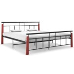 Vidaxl cadre de lit sommier  lattes lit double lit adulte cadre  lattes chambre  coucher maison intrieur ...