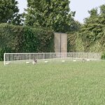 Vidaxl cage à lapin 5 panneaux 541x109x54 cm fer galvanisé clapier enclos parc 171566 Vidaxl cage à lapin 5 panneaux 541x109x54 cm fer galvanisé clapier enclos parc 171566