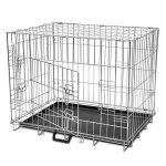 Vidaxl cage mtallique et pliable pour chiens l
