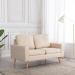 Vidaxl canap� � 2 places meuble de salle de s�jour sofa de salon canap� de salle de s�jour meuble de ...