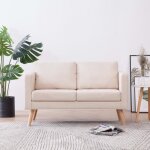 Vidaxl canapé à 2 places banquette sofa causeuse de salon meuble de salon mobilier de salon maison salle ... Vidaxl canapé à 2 places banquette sofa causeuse de salon meuble de salon mobilier de salon maison salle ...