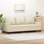 Vidaxl canap� � 3 places sofa de salon avec accoudoirs et oreillers de dossier meuble de salle de s�jour ...