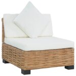 Vidaxl canap sans accoudoirs avec coussins sofa de jardin canap de salon canap de vranda canap dextrieur ...