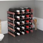 Vidaxl casier à bouteilles pour 20 bouteilles marron bois pin solide 340892 Vidaxl casier à bouteilles pour 20 bouteilles marron bois pin solide 340892