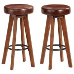 Vidaxl lot de 2 chaises de bar sige de pub chaise de bistrot meuble de salle  manger cuisine salon ...