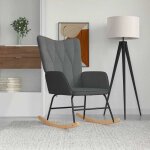 Vidaxl chaise  bascule chaise de relaxation sige de relaxation fauteuil de salon salle de sjour sige ...