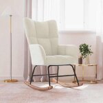 Vidaxl chaise  bascule chaise de relaxation sige de relaxation fauteuil de salon salle de sjour sige ...