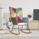 Vidaxl chaise  bascule chaise de relaxation sige de relaxation fauteuil de salon salle de sjour sige ...