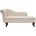 Vidaxl chaise longue cuir artificiel canap mridienne salon chambre maison 60783