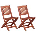 Vidaxl chaises � manger pour enfants lot de 2 bois deucalyptus 45583