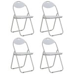Vidaxl 4x chaises pliantes de salle � manger chaises � d�ner chaises de cuisine chaises de repas chaises ...