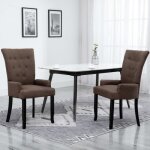 Vidaxl chaise de salle  manger avec accoudoirs chaise  dner chaise de repas meuble de cuisine salon ...