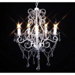 Vidaxl chandelier 2800 cristaux salon suspension luminaire plafonnier lustre 60336