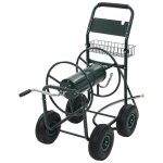Vidaxl chariot d�vidoir avec connecteur de tuyau 1 / 2 75 m acier